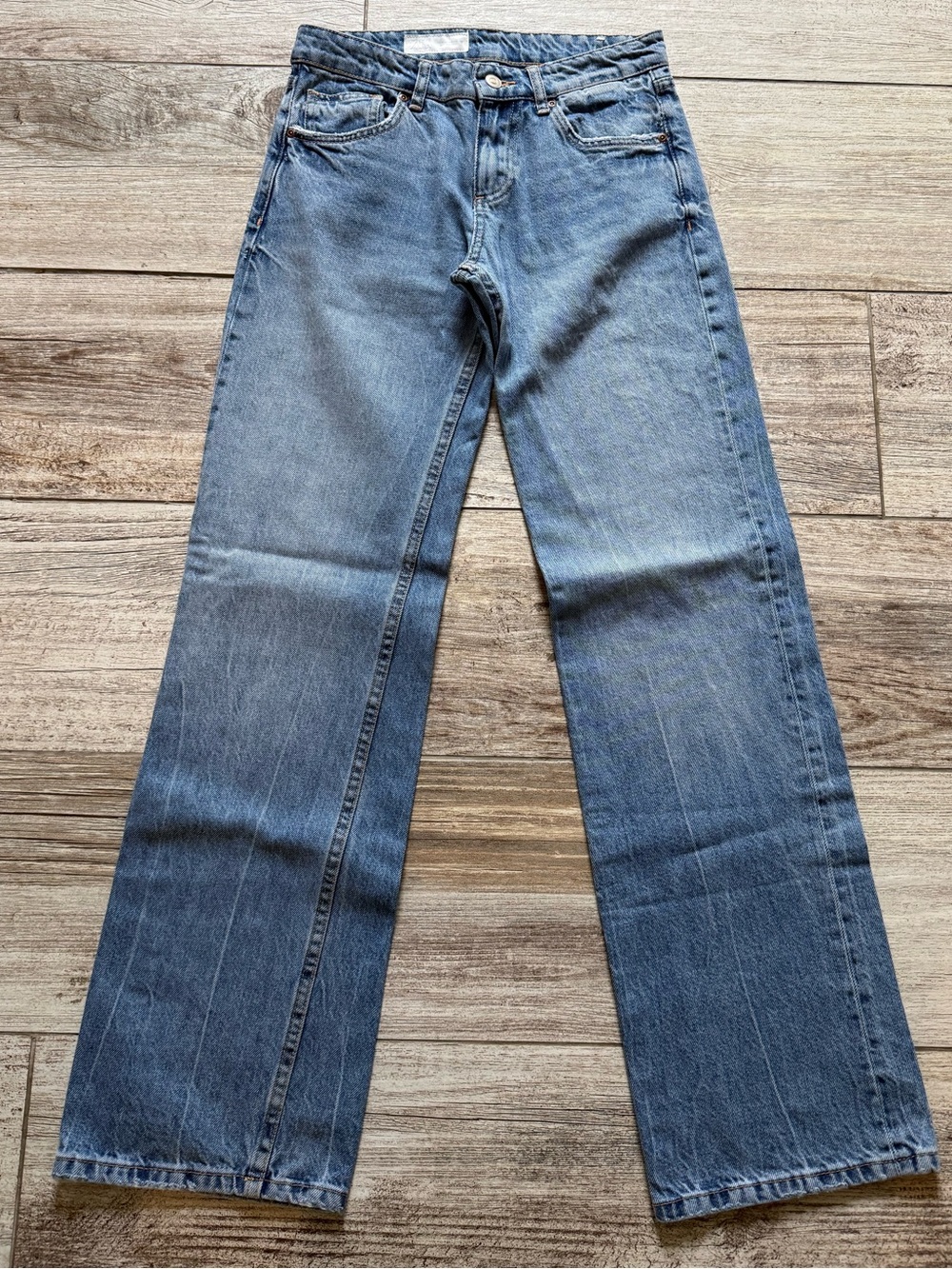 Zara Straight Leg Denim Jeans